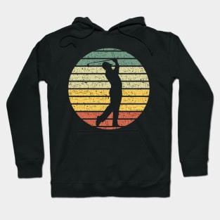 Vintage Golfer Silhouette Hoodie